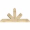 Ekena Millwork Saratoga Rough Sawn Timber Gable Bracket, Douglas Fir, 60"W x 40"H x 4"D x 6"F, 16/12 Pitch GBW060X40X0406SAR00RDF - alternate 2